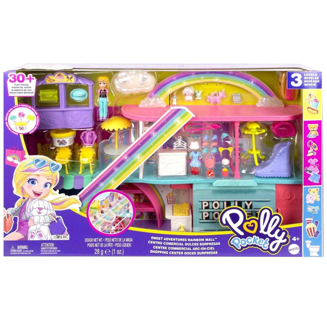 Mall Tienda De Ropa Rainbow Store Set De Juego Polly Pocket Centro
