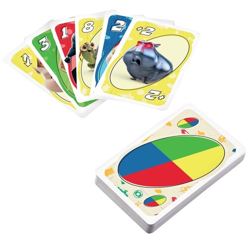 Juego de Mesa uno Dc Comics uno Junior Dc Super Pets
