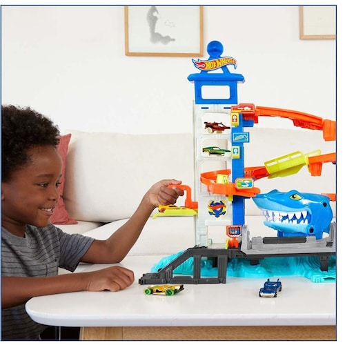 Set de Juego Set de Juego Hot Wheels Ataque en la Ciudad Tiburón
