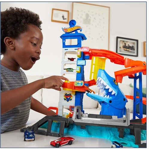 Set de Juego Set de Juego Hot Wheels Ataque en la Ciudad Tiburón