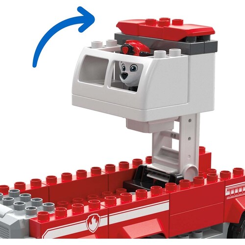 Juguete de Construcción Mega Bloks Paw Patrol Mega Camión de Bomberos de Marshall