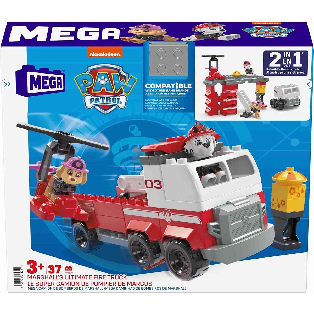 Juguete de Construcción Mega Bloks Paw Patrol Mega Camión de