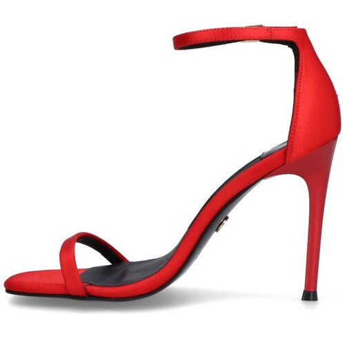 Sandalia Roja con Tacón y Pulsera Diego Torreblanca