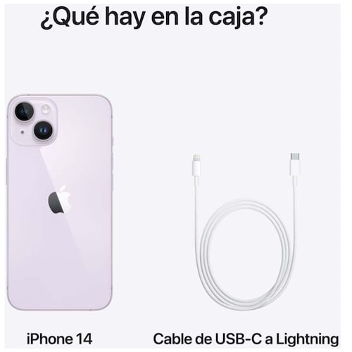 Iphone 14 128Gb Color Morado R9 Telcel