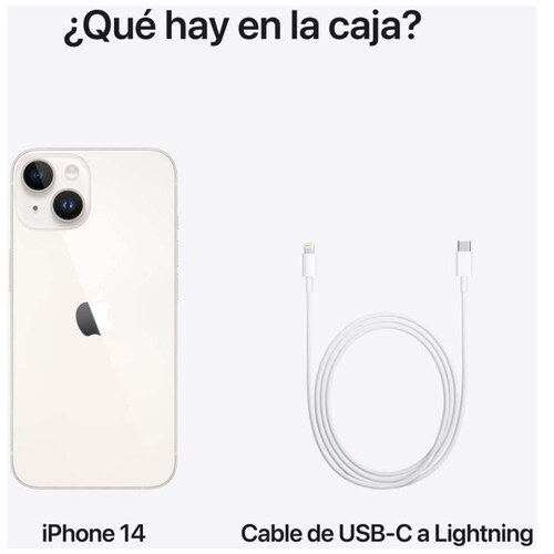 Iphone 14 128Gb Color Starlight R9 Telcel