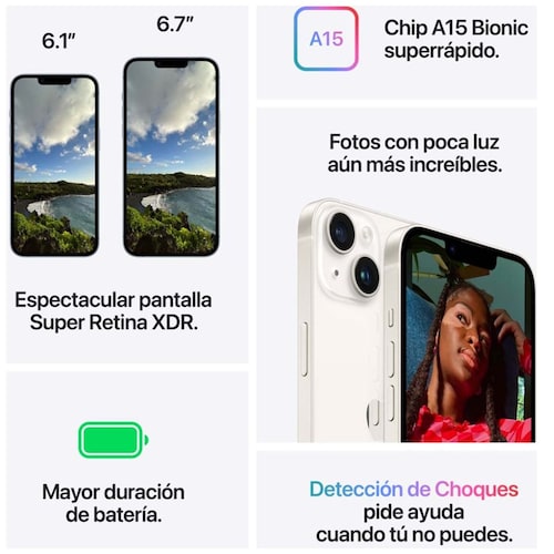Iphone 14 128Gb Color Rojo R9 (Telcel)