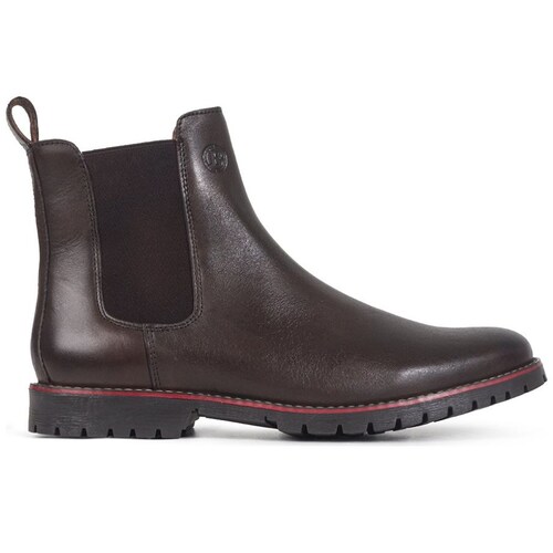 Bota de Piel  Café Brantano para Hombre