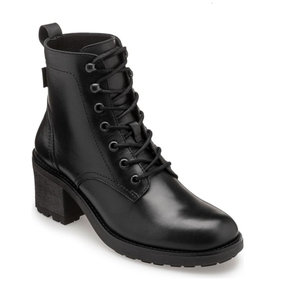 Botas negras best sale agujetas mujer