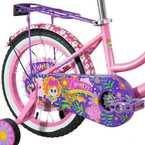 Bicicleta Distroller Cross Chamoy R16 1V. Rosa Brillante/lila