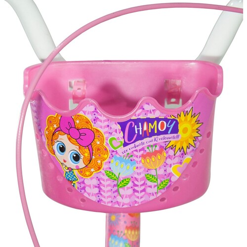 Bicicleta Distroller Cross Chamoy R16 1V. Rosa Brillante/lila