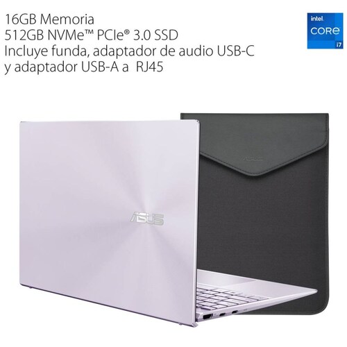 Laptop Asus Ux325Ea-I716G512O-H3 Ci7 1165G7 16G 512Ssd Lila