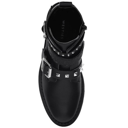Bota Negra con Cierre Westies