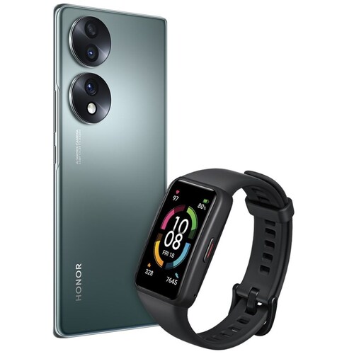 Bundle Celular Honor 70 +128Gb Color Verde (Open)