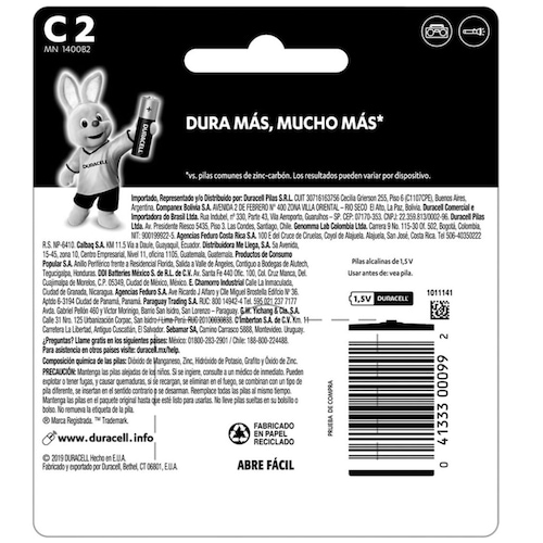 Pila Duracell C&b C2