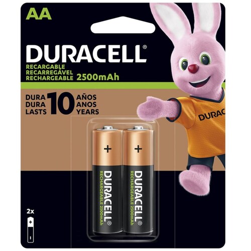 Pila Duracell Recargable Aa 2