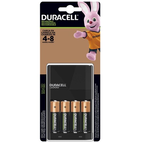Cargador Duracell Recargable + 4 Aa