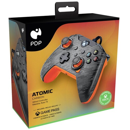 Control Alámbrico Xbox Serie X Y S Atomic Carbón Pdp