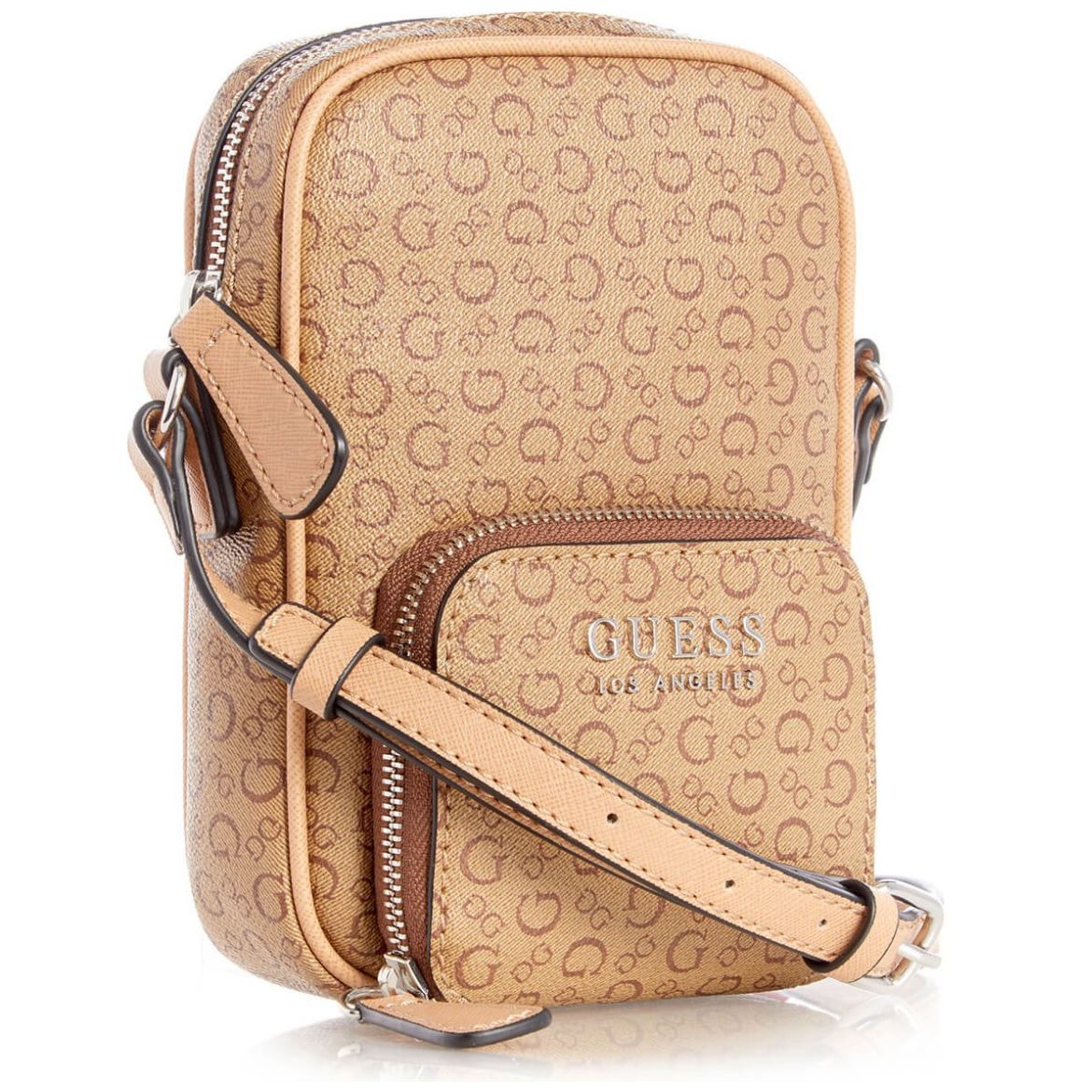 Bolsa Crossbody Caf Claro Guess Factory