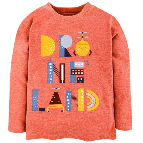 Playera Manga Larga Jersey  Creysi Kids para Niño