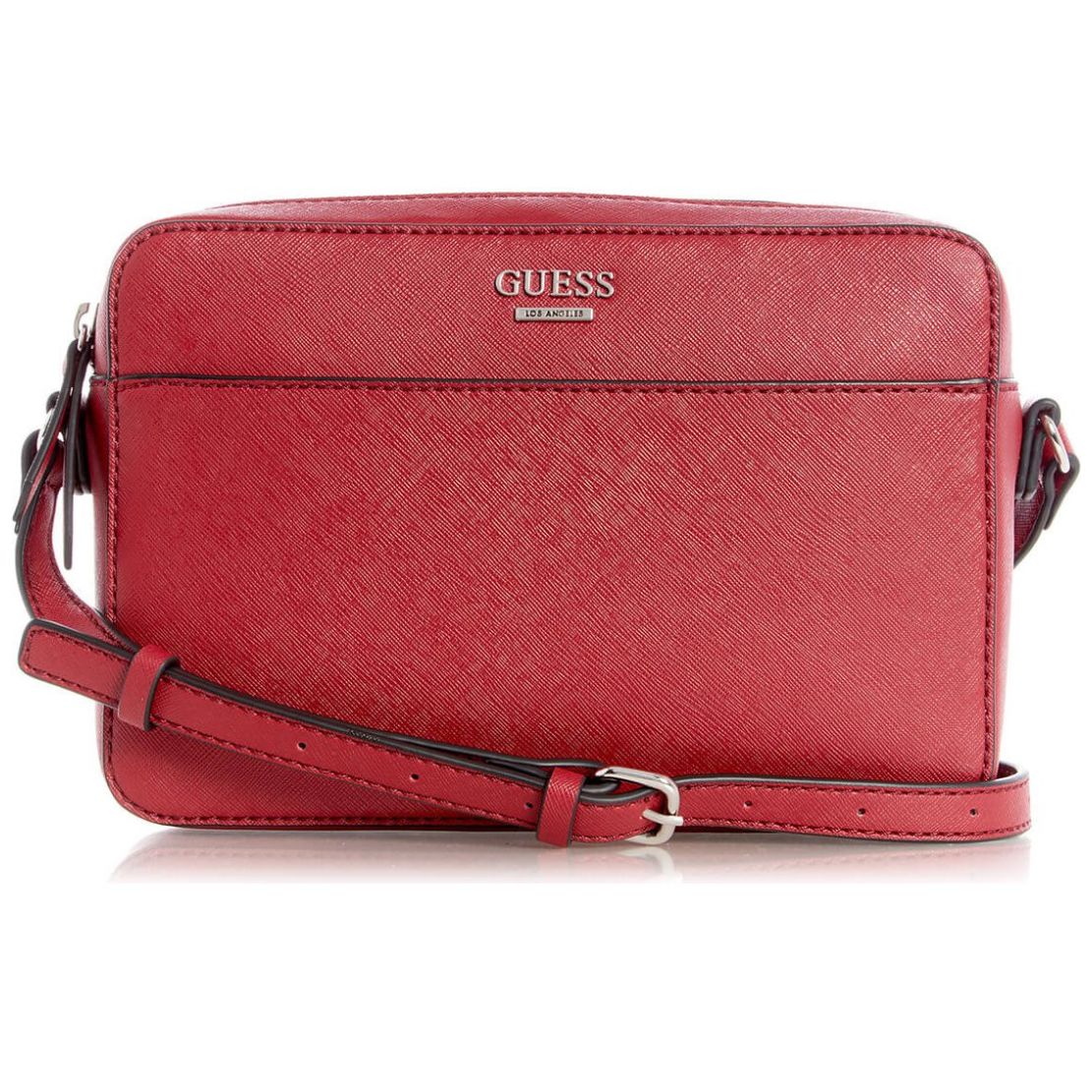 Guess Factory Bolsa Guess Cafe Con Rojo Bolsa Top Zip Rojo Guess - Main Image