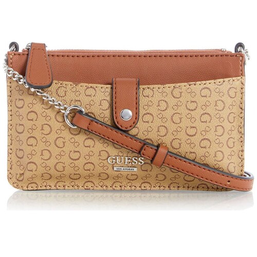 Bolsa Crossbody Café Claro Guess Factory
