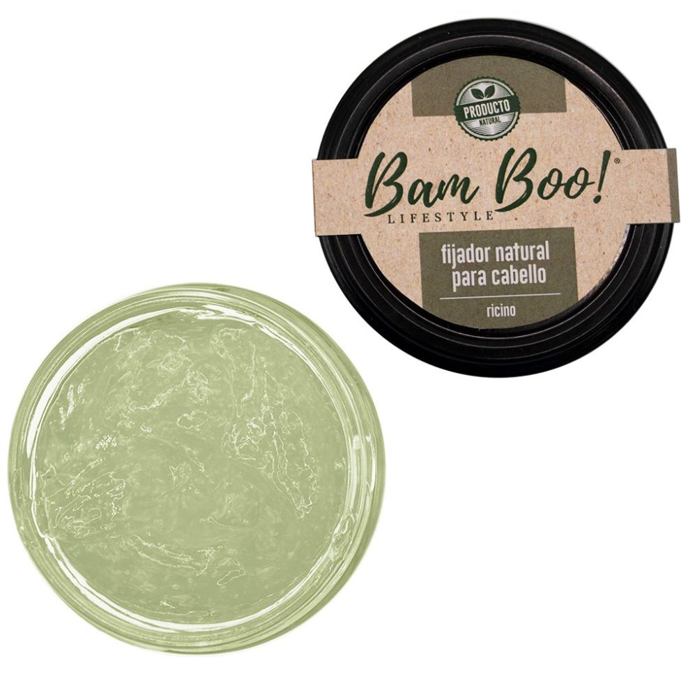 Bam Boo! Lifestyle Fijador en Gel Natural Ricino para Cabello 253 g image number 1