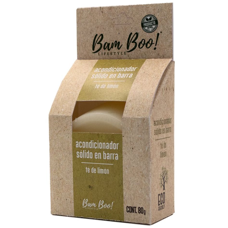 Bam Boo! Lifestyle Acondicionador Sólido Té Limón 80 g image number 2
