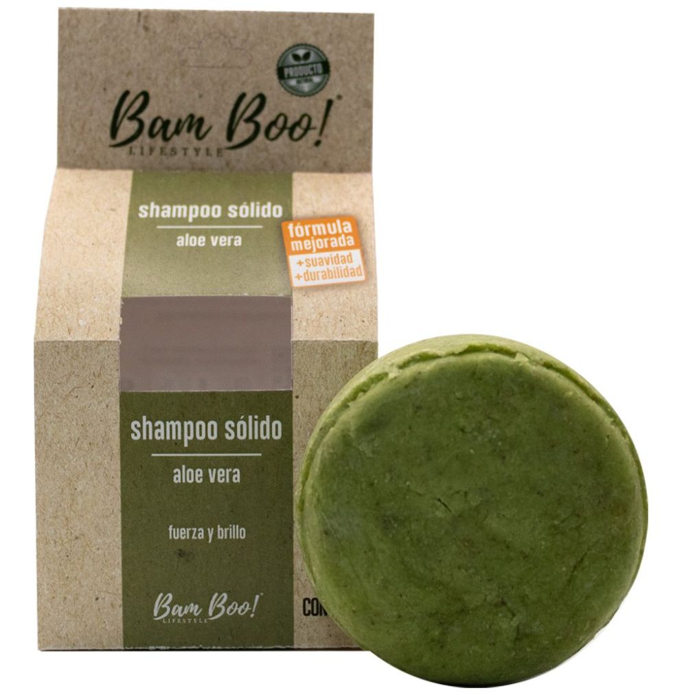 Bam Boo! Lifestyle Shampoo Sólido Aloe Vera 80g image number 0