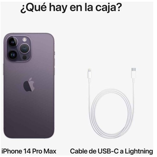 Iphone 14 Pro Max 128Gb Color Morado Obscuro R5 (Telcel)