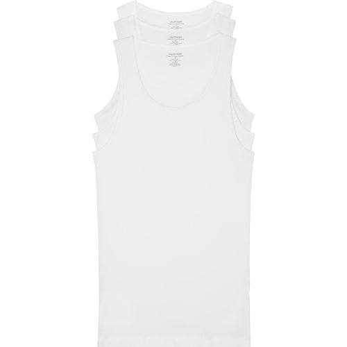 Playeras Tipo Tank 3 Pack  Redondo Calvin Klein para Hombre