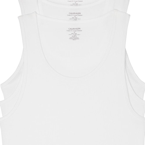 Playeras Tipo Tank 3 Pack  Redondo Calvin Klein para Hombre
