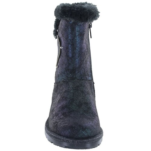 Bota con Peluche Y Corazón  18-21 Negro Coqueta para Niña