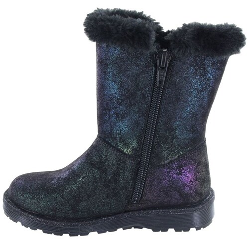 Bota con Peluche Y Corazón  18-21 Negro Coqueta para Niña