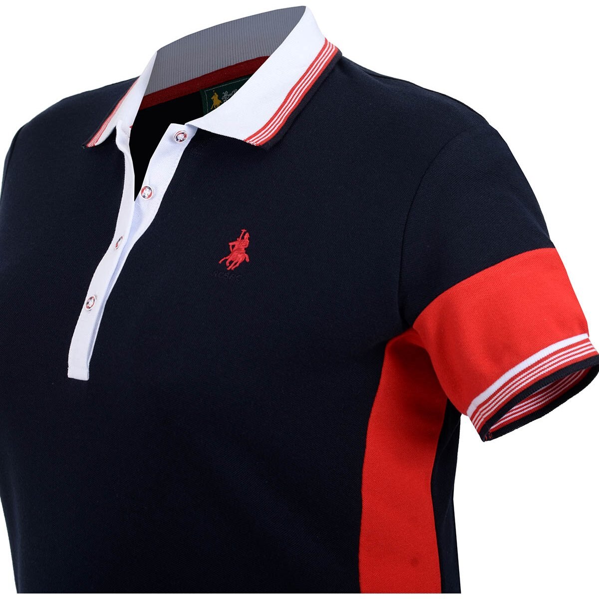 Playera Combinada Talla Plus para Dama Royal Polo Club