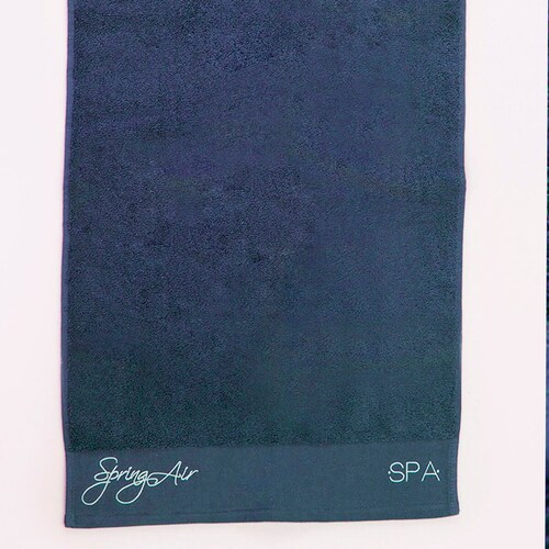 Toalla Medio Baño Spa Azul 70 X 1.40 Cm Spring Air