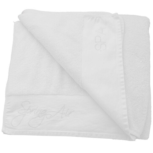 Toalla Medio Baño Spa Blanco 70 X 1.40 Cm Spring Air