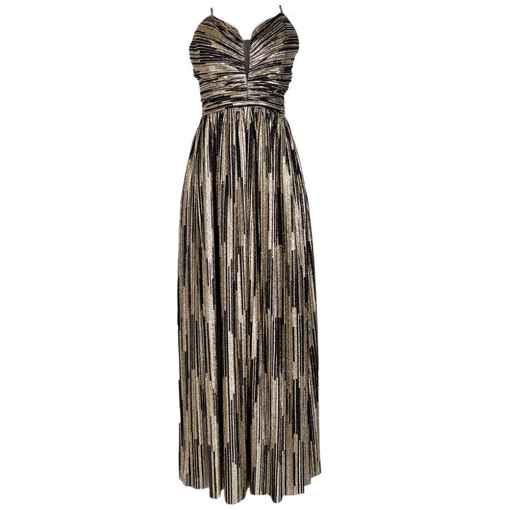 Vestido de chiffon con escote en V y tirantes de lazo Verde Oscuro Tallas Grandes