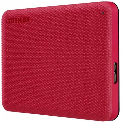 Disco Duro Externo Toshiba 1Tb Advance V10 Rojo