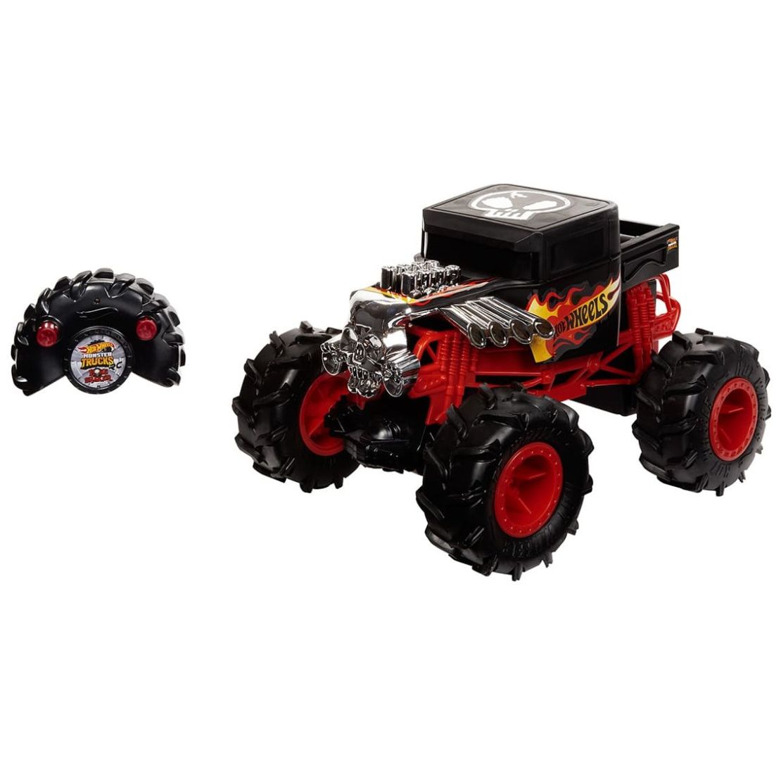 Vehículo Juguete Bone Shaker 1:15 Hot Wheels Monster Trucks
