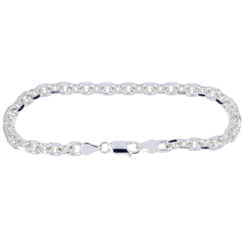 Pulsera  Cadena Hombre en Plata 925 Forzada Farfalla Bonetti