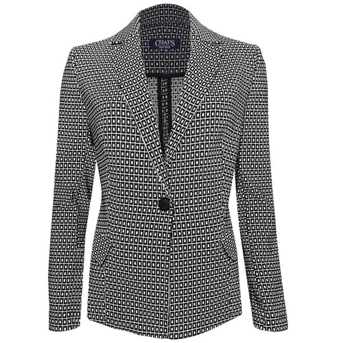 Saco para Mujer de Cuadros Chaps