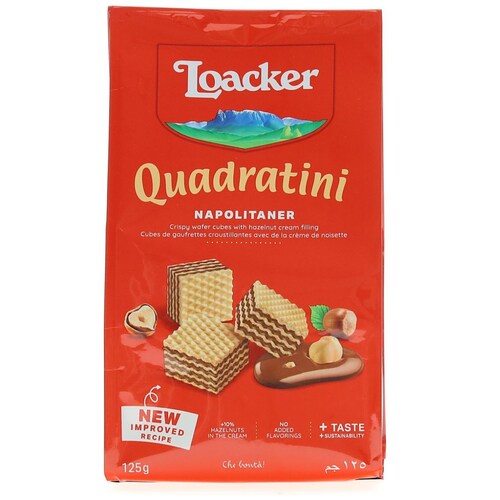 Galletas Loacker Quadratini 125G Napolitaner Loacker