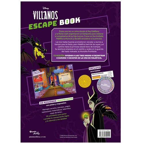 Villanos. Escape Book Planeta Junior