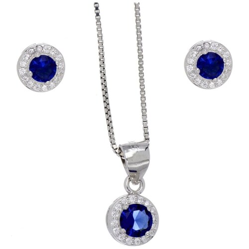 Set Plata 925 con Baño en Rodio  Farfalla 
Bonetti