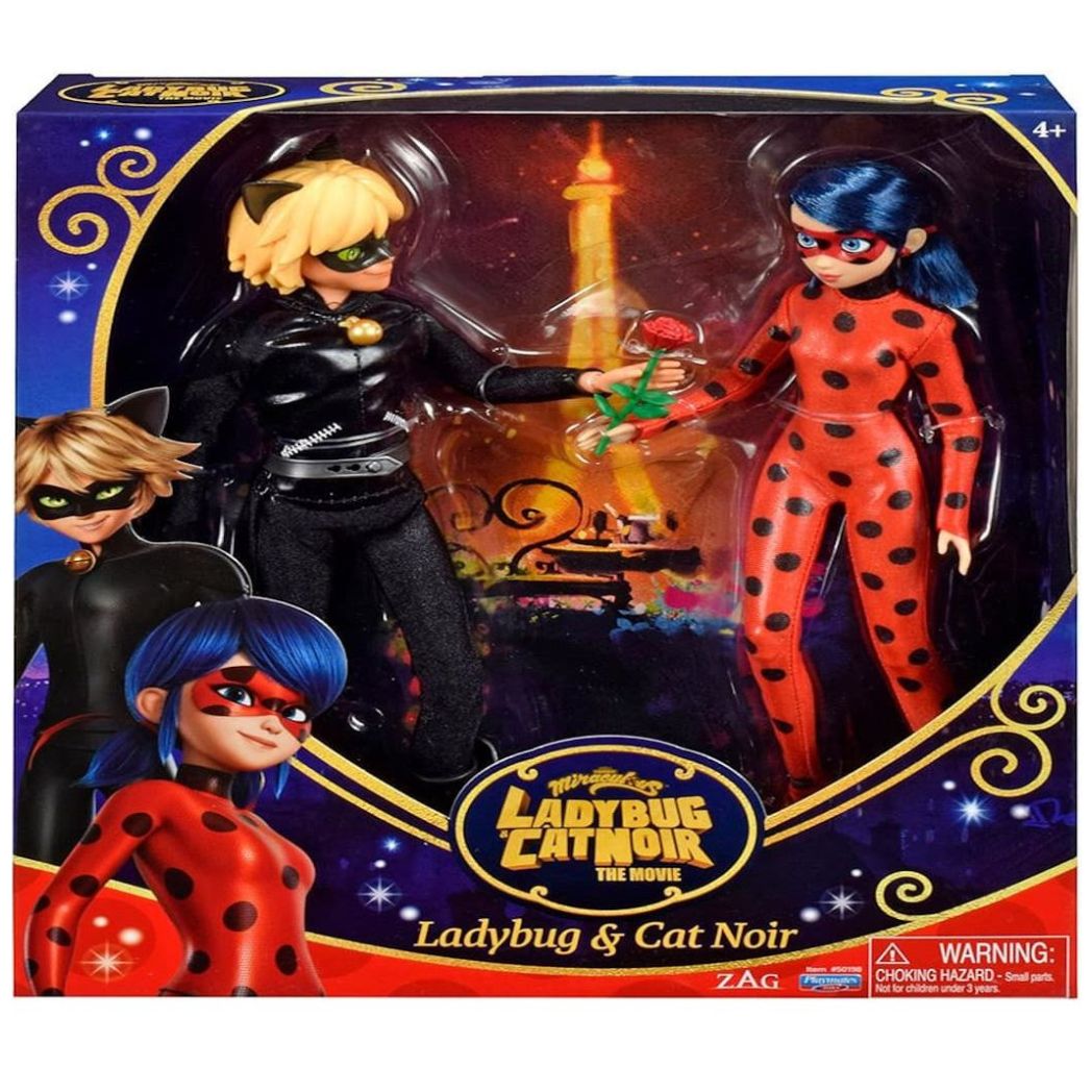 Figura ladybug 2024 y cat noir