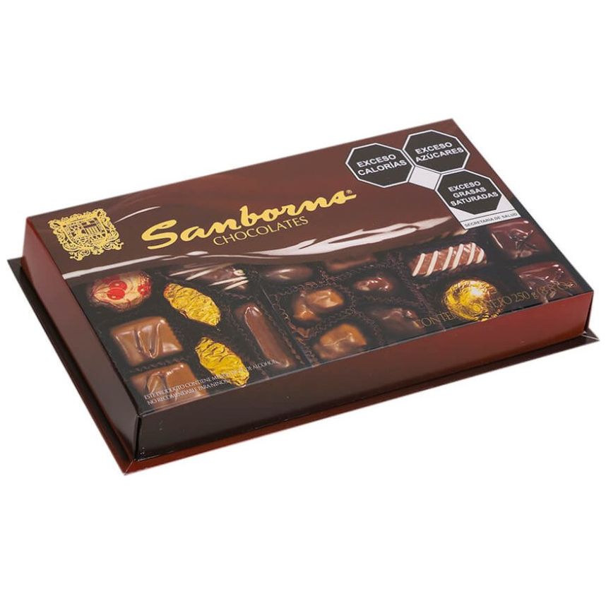 Caja De Chocolates Mediano 250 G Sanborns