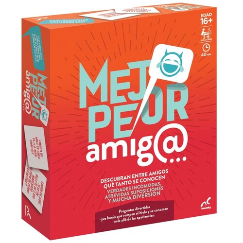 Juego de Fiesta Mejor-Peor Amigo  Novelty