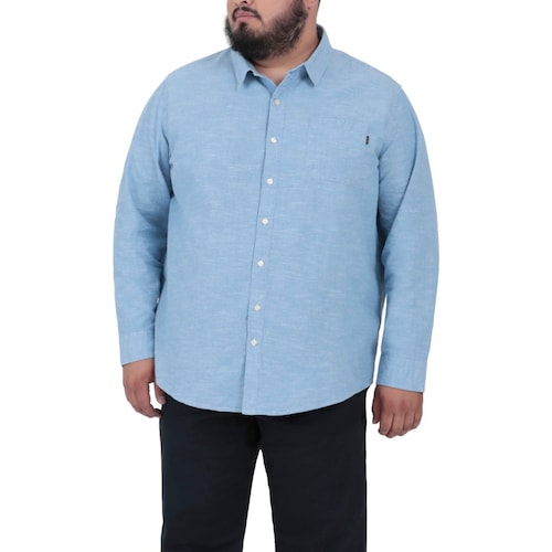 Camisa Talla Plus Manga Larga Dockers para Hombre