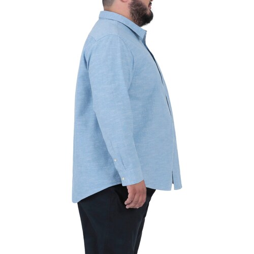 Camisa Talla Plus Manga Larga Dockers para Hombre