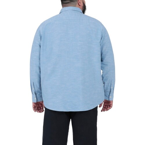 Camisa Talla Plus Manga Larga Dockers para Hombre